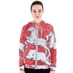 Coat Of Arms Of Lower Saxony Women s Zipper Hoodie