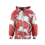 Coat Of Arms Of Lower Saxony Kids  Zipper Hoodie