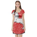 Coat Of Arms Of Lower Saxony Short Sleeve Skater Dress