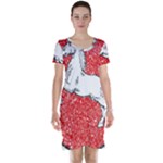 Coat Of Arms Of Lower Saxony Short Sleeve Nightdress