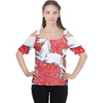 Coat Of Arms Of Lower Saxony Cutout Shoulder Tee