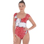 Coat Of Arms Of Lower Saxony Short Sleeve Leotard 