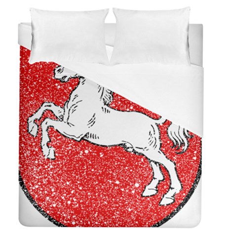 Coat Of Arms Of Lower Saxony Duvet Cover (Queen Size) from ArtsNow.com
