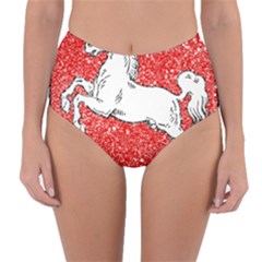 Reversible High-Waist Bikini Bottoms 