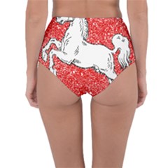 Reversible High-Waist Bikini Bottoms 