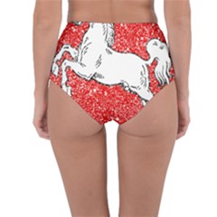 Reversible High-Waist Bikini Bottoms 