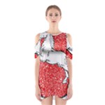 Coat Of Arms Of Lower Saxony Shoulder Cutout One Piece Dress