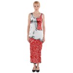 Coat Of Arms Of Lower Saxony Fitted Maxi Dress