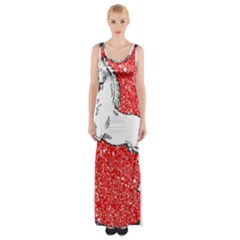 Thigh Split Maxi Dress 