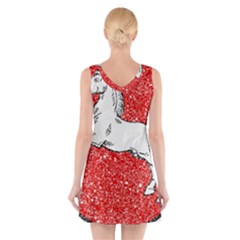 V-Neck Sleeveless Dress 