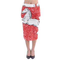 Midi Pencil Skirt 