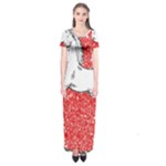 Coat Of Arms Of Lower Saxony Short Sleeve Maxi Dress