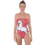 Coat Of Arms Of Lower Saxony Tie Back One Piece Swimsuit