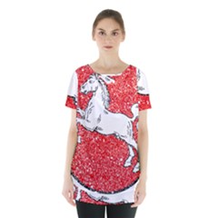 Skirt Hem Sports Top 