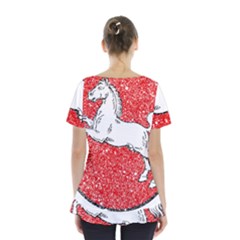 Skirt Hem Sports Top 
