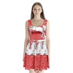 Coat Of Arms Of Lower Saxony Split Back Mini Dress 