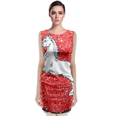 Sleeveless Velvet Midi Dress 