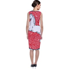 Sleeveless Velvet Midi Dress 