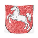 Coat Of Arms Of Lower Saxony Square Tapestry (Small)