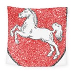 Coat Of Arms Of Lower Saxony Square Tapestry (Large)