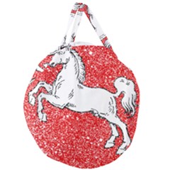 Giant Round Zipper Tote 