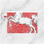 Coat Of Arms Of Lower Saxony Canvas Cosmetic Bag (Medium)