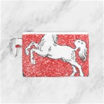 Coat Of Arms Of Lower Saxony Canvas Cosmetic Bag (Small)