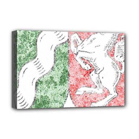 Coat Of Arms Of North Rhine Westfalia Deluxe Canvas 18  x 12  (Stretched) from ArtsNow.com
