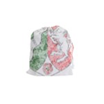 Coat Of Arms Of North Rhine Westfalia Drawstring Pouch (Small)