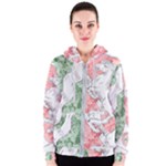Coat Of Arms Of North Rhine Westfalia Women s Zipper Hoodie