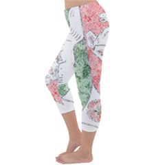 Capri Winter Leggings Back Capri Winter Leggings Back