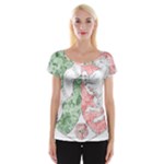 Coat Of Arms Of North Rhine Westfalia Cap Sleeve Top