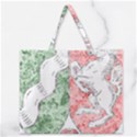 Zipper Large Tote Bag 