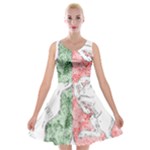 Coat Of Arms Of North Rhine Westfalia Velvet Skater Dress