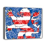 Coat Of Arms Of Hesse Canvas 14  x 11  (Stretched)