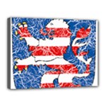 Coat Of Arms Of Hesse Canvas 16  x 12  (Stretched)