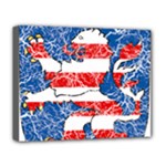 Coat Of Arms Of Hesse Deluxe Canvas 20  x 16  (Stretched)