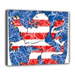 Coat Of Arms Of Hesse Deluxe Canvas 24  x 20  (Stretched)