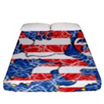 Coat Of Arms Of Hesse Fitted Sheet (Queen Size)