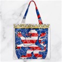 Zipper Grocery Tote Bag 