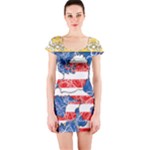 Coat Of Arms Of Hesse Short Sleeve Bodycon Dress