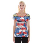 Coat Of Arms Of Hesse Cap Sleeve Top