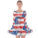 Coat Of Arms Of Hesse Long Sleeve Skater Dress
