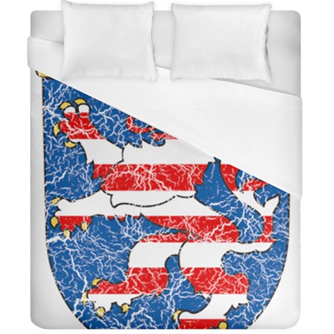 Coat Of Arms Of Hesse Duvet Cover (California King Size) from ArtsNow.com