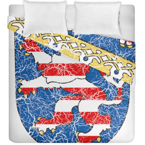 Coat Of Arms Of Hesse Duvet Cover Double Side (King Size) from ArtsNow.com