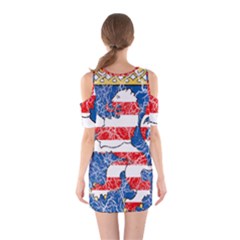 Shoulder Cutout One Piece Dress 