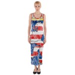 Coat Of Arms Of Hesse Fitted Maxi Dress