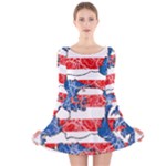 Coat Of Arms Of Hesse Long Sleeve Velvet Skater Dress