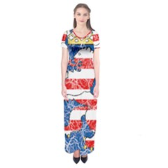 Short Sleeve Maxi Dress 