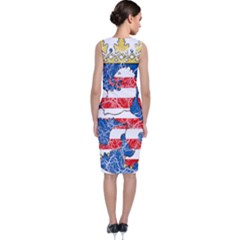 Sleeveless Velvet Midi Dress 